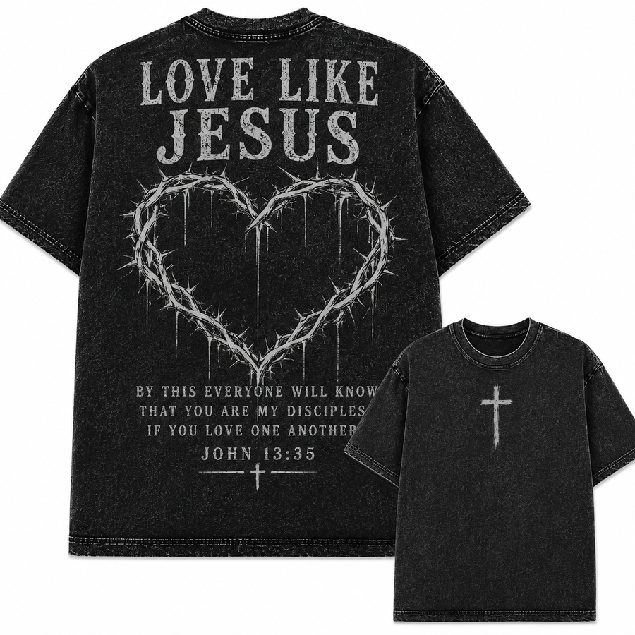 Love Like Jesus Vintage Oversized Tee